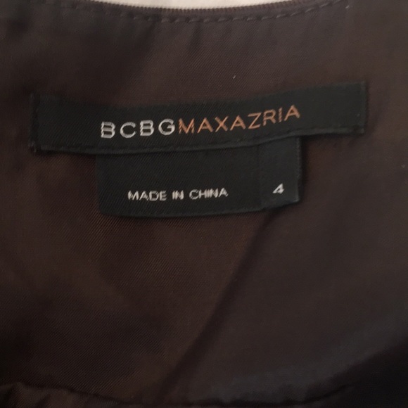 Brown BCBG Maxazria Dress Size 4 - Picture 4 of 4